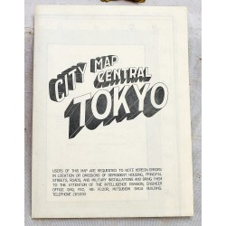 City Map Central Tokyo. June 1948